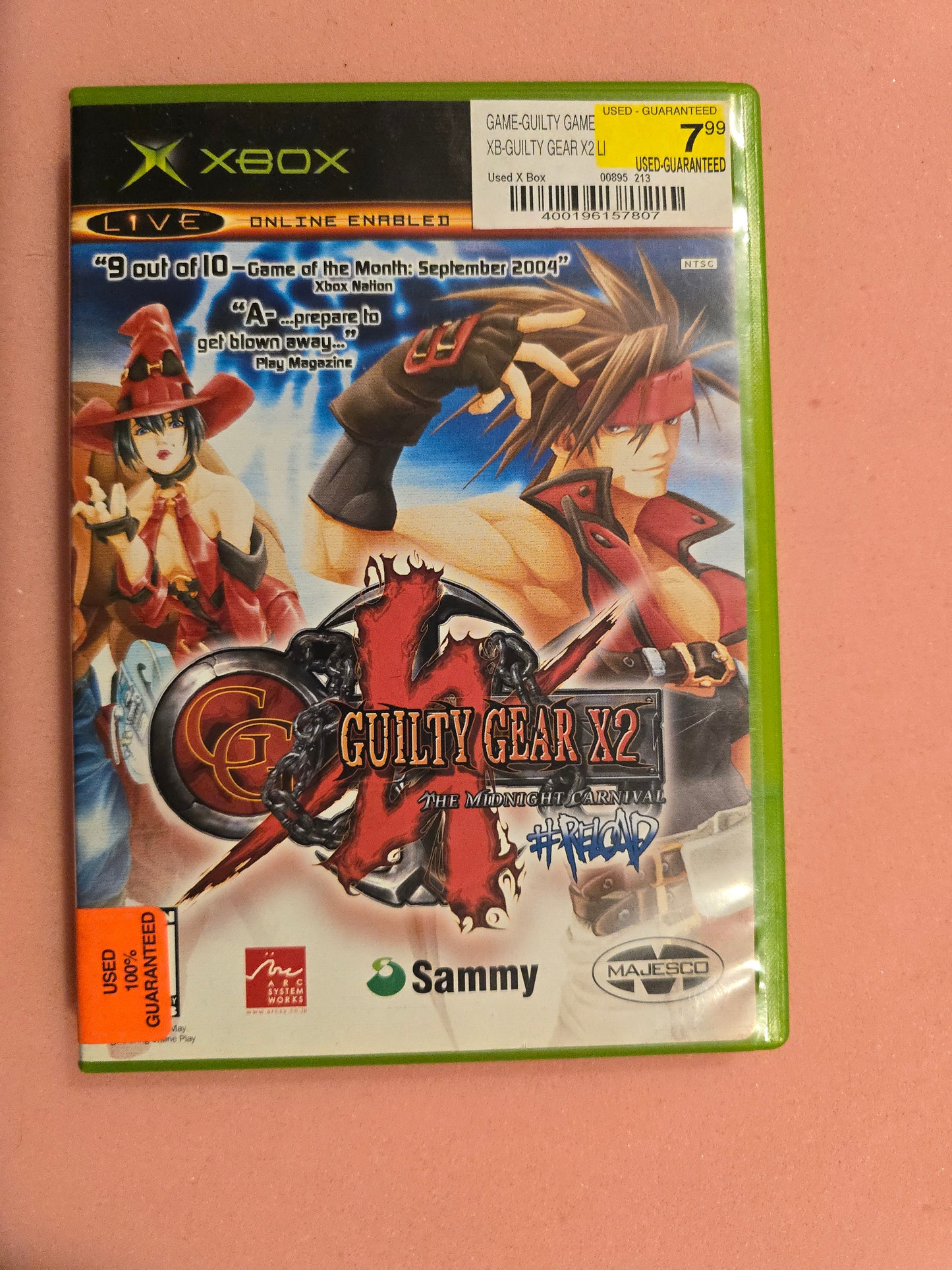 Guilty Gear X2 Reload - Original Xbox - Complete In Box