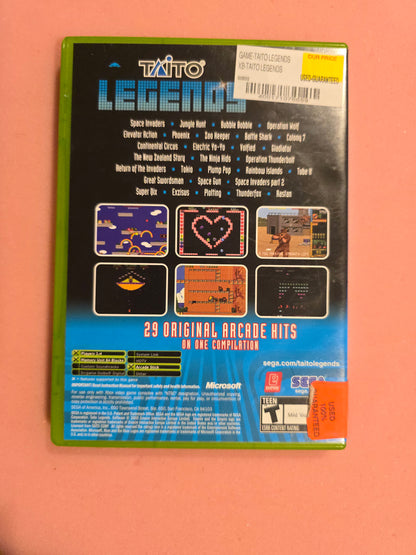 Taito Legends - Original Xbox - In Box, No Manual