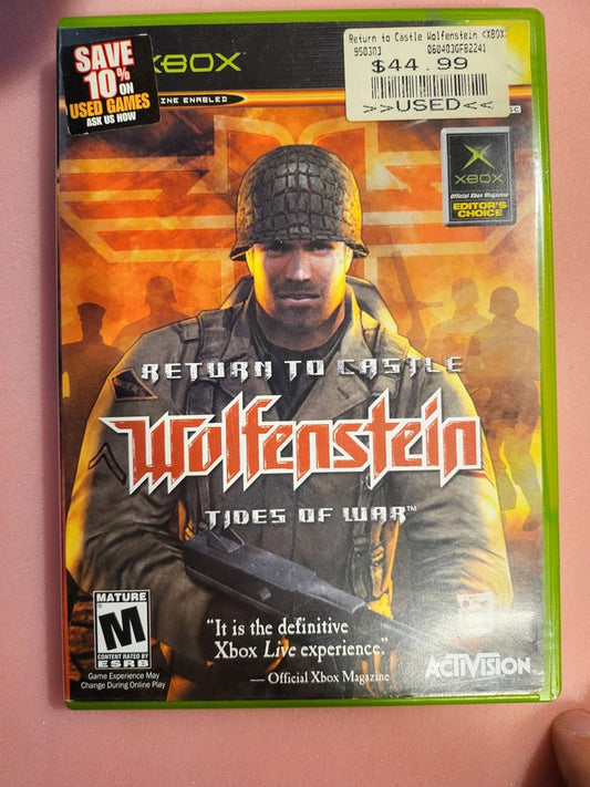 Return to Castle Wolfenstein - Original Xbox - Complete In Box