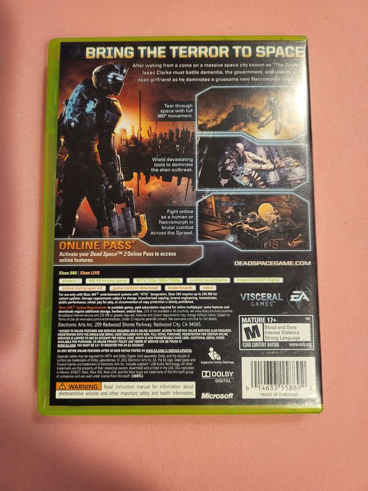 Dead Space 2 - Xbox 360 - Complete In Box