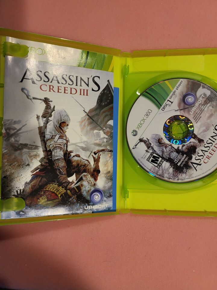 Assassin's Creed III - Xbox 360 - Complete In Box